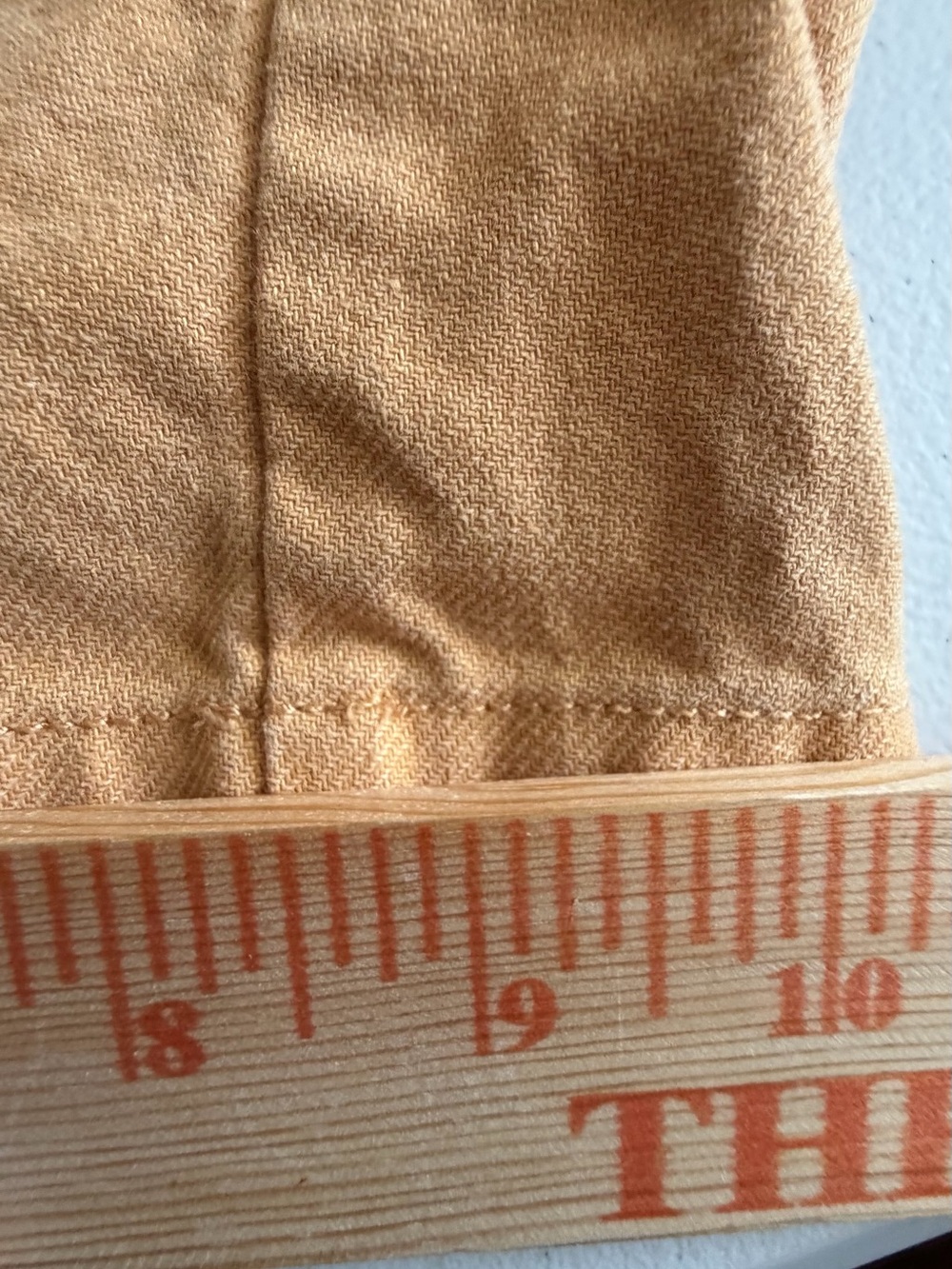 Rag Poets High-Waist Wide Leg Capris Tan Size 27 - Picture 8 of 8